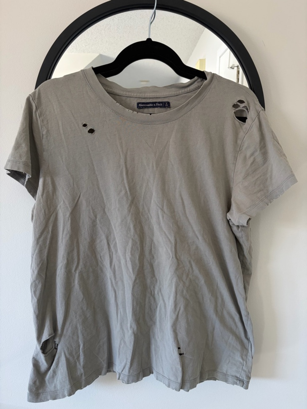 Abercrombie & Fitch Sage Distressed T-Shirt